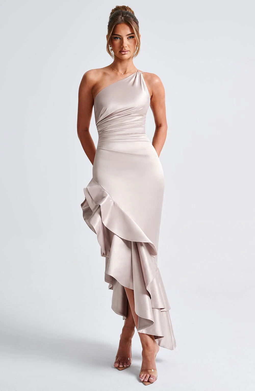 Esmeraya Maxi Dress - Champagne