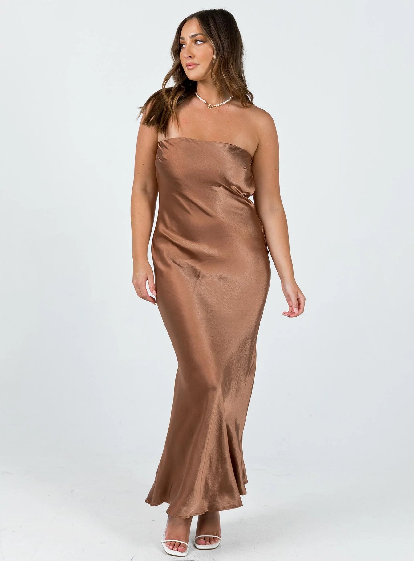 Haley Maxi Dress Brown