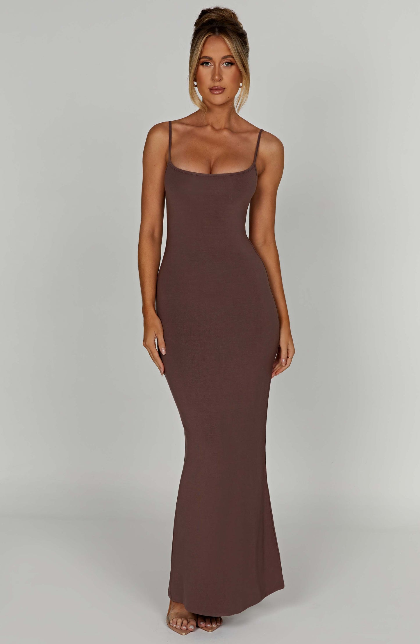 Saskia Maxi Dress - Chocolate