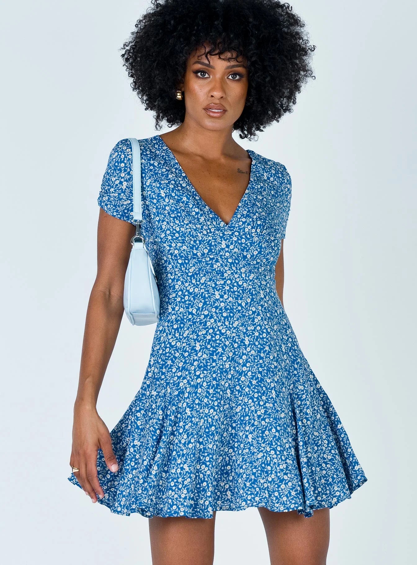 The Sting Mini Dress Blue