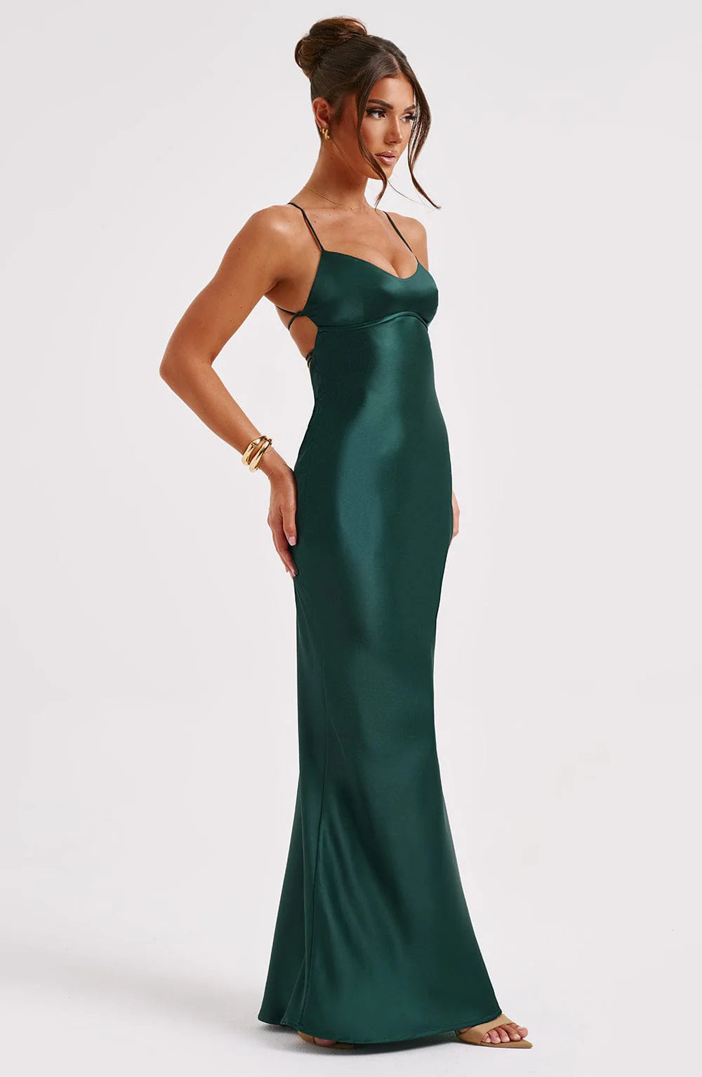 Malika Maxi Dress - Emerald