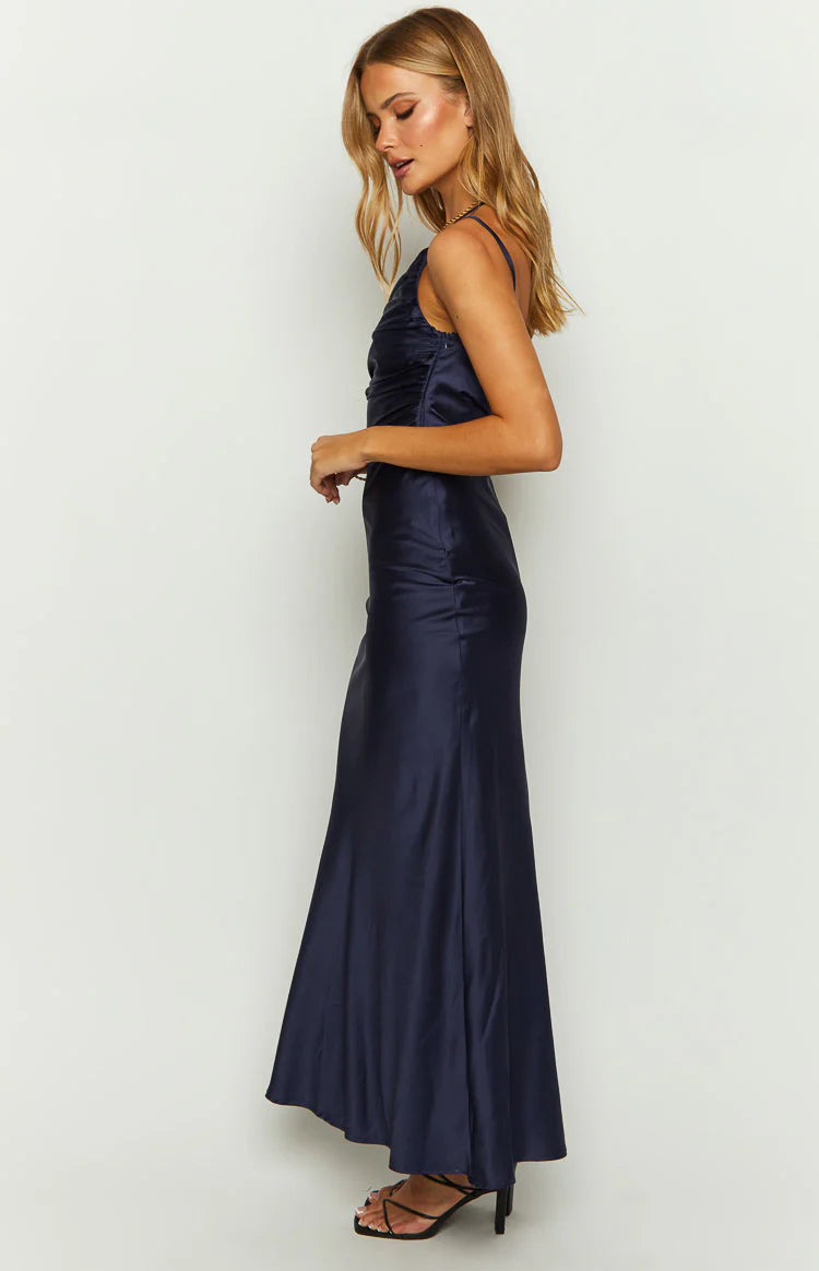 Tina Navy Formal Maxi Dress