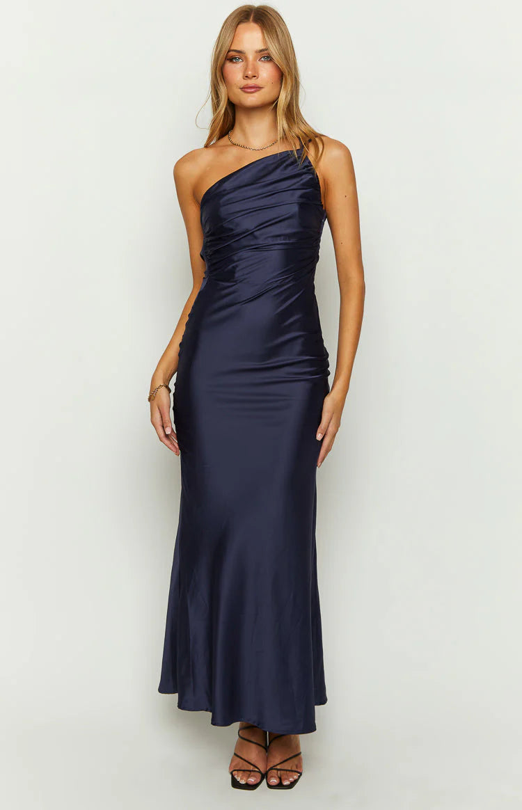 Tina Navy Formal Maxi Dress