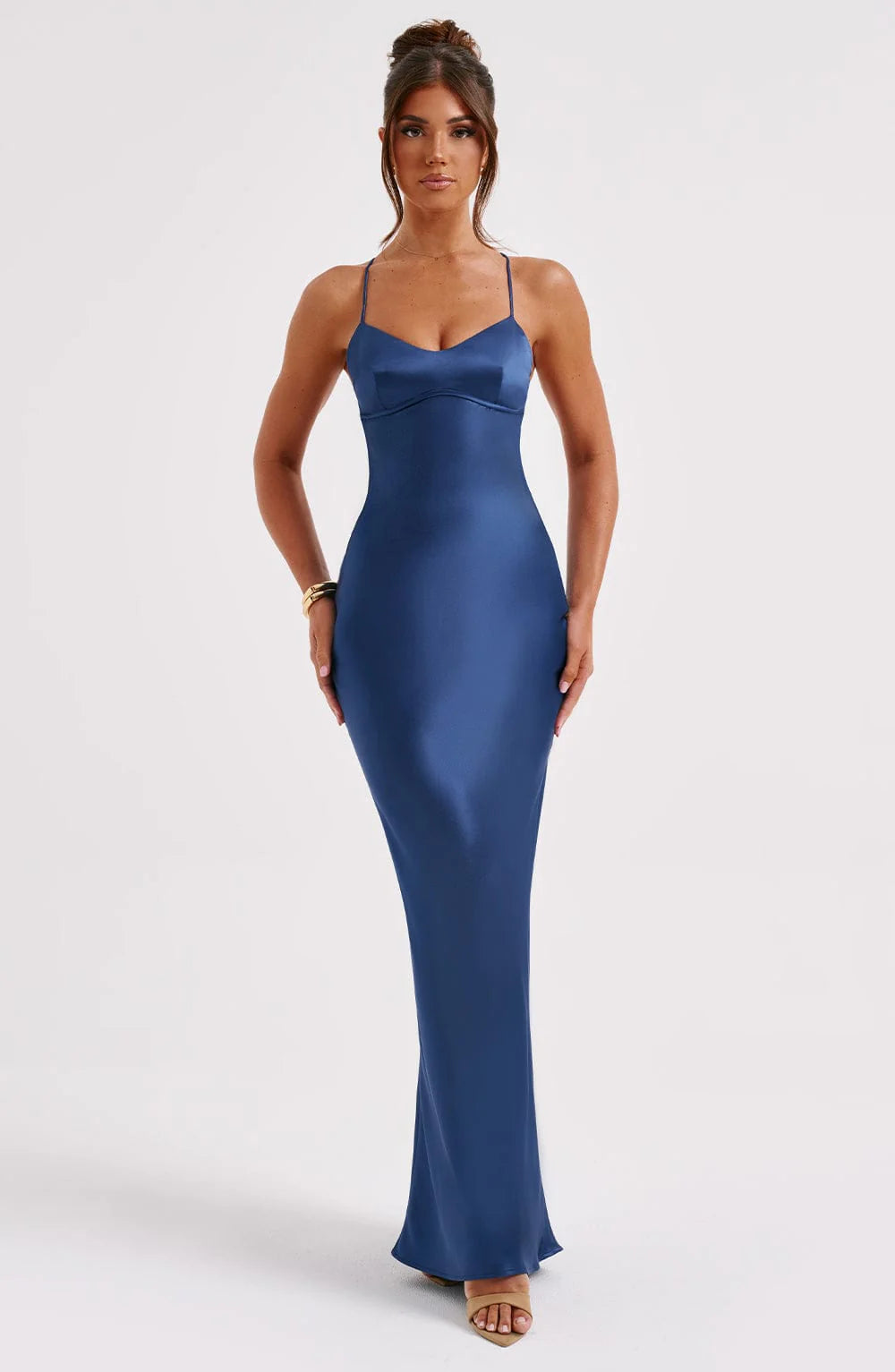 Malika Maxi Dress - Navy