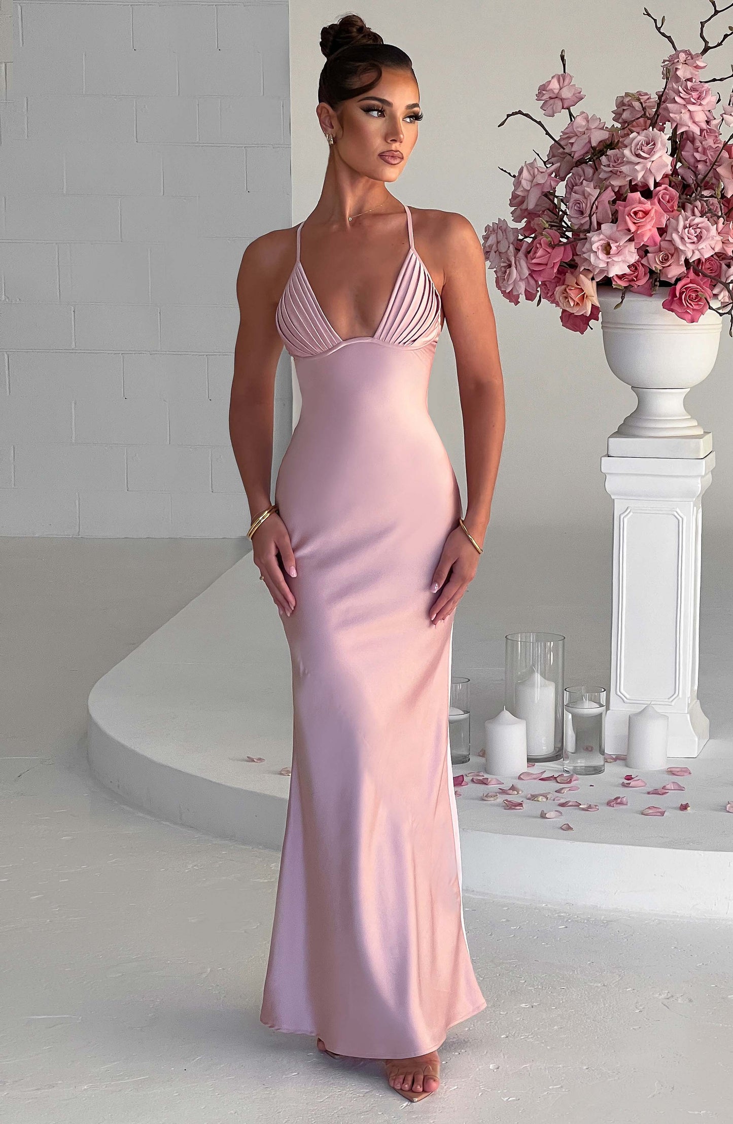 Miriam Maxi Dress - Blush