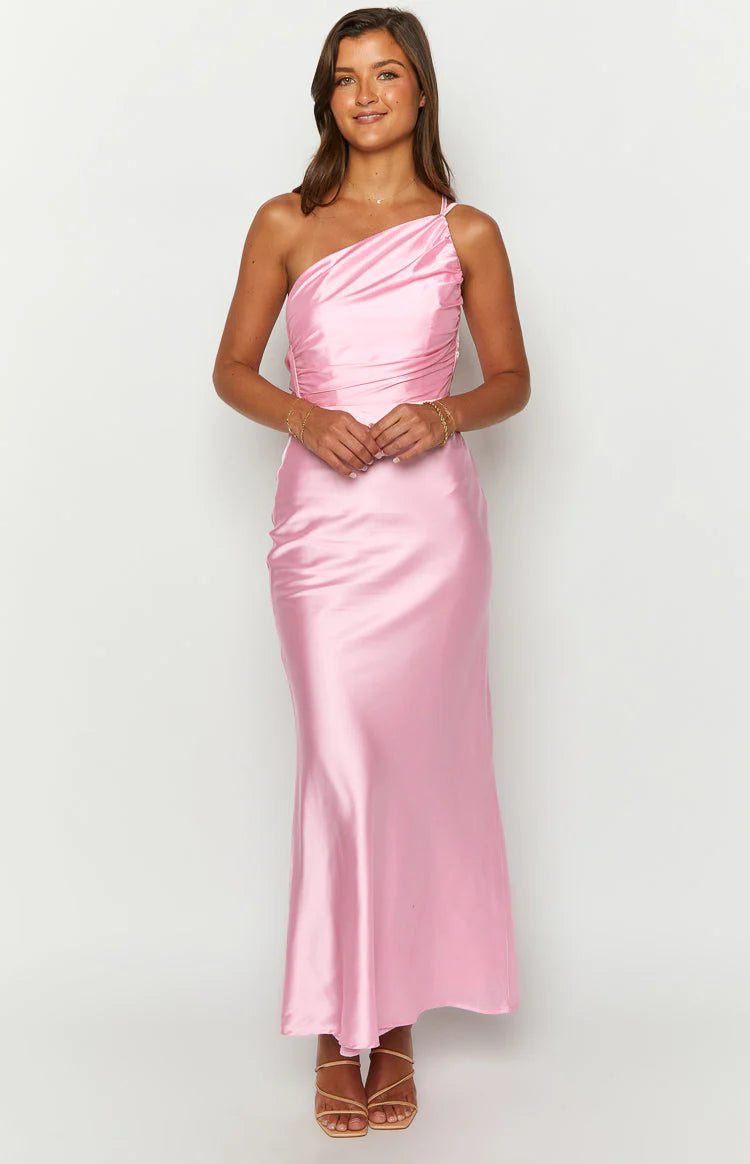 Tina Pink Formal Maxi Dress