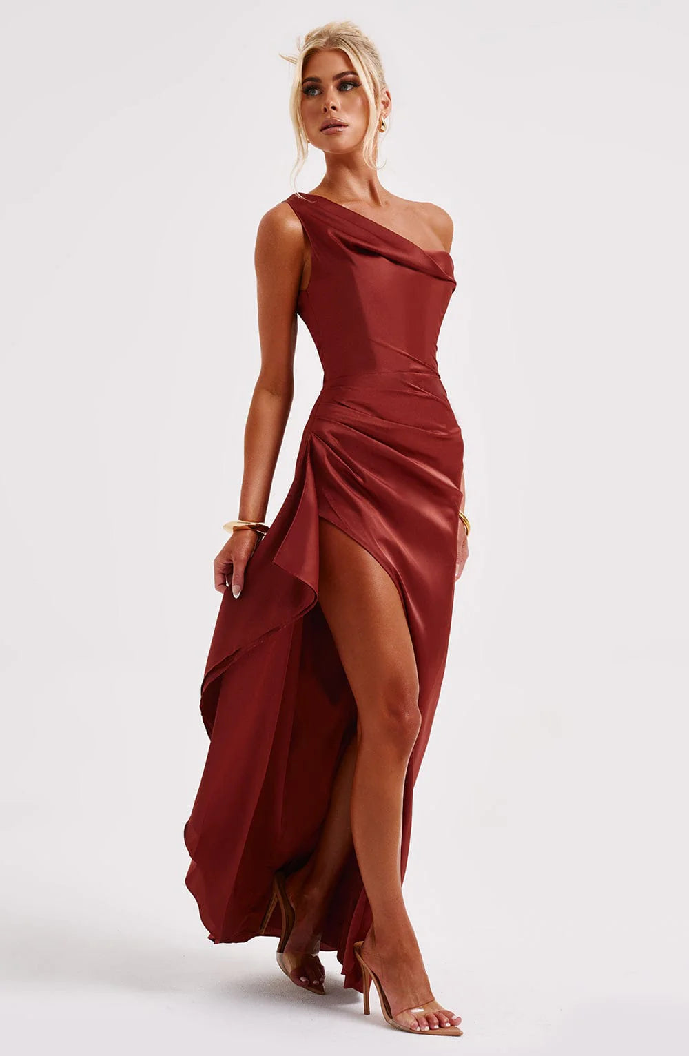 Juliene Maxi Dress - Rust